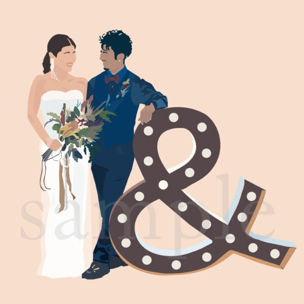 【似顔絵イラスト : 待ち受け】